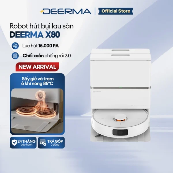 Robot hút bụi lau sàn đa năng Deerma X80