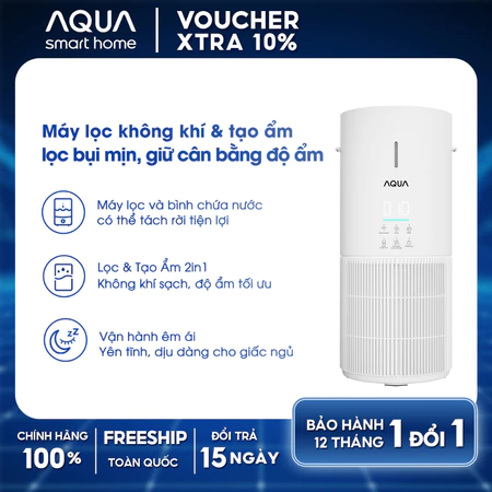 Máy lọc không khí & tạo ẩm AQUA KJ300F