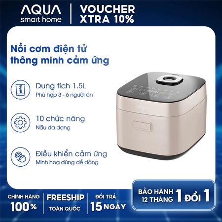 Nồi cơm điện tử AQUA RBC401R 1.5L